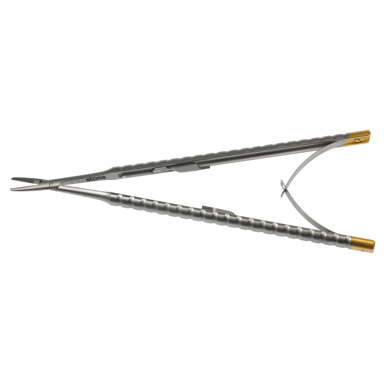 Micro needle holder, Castroviejo, TC