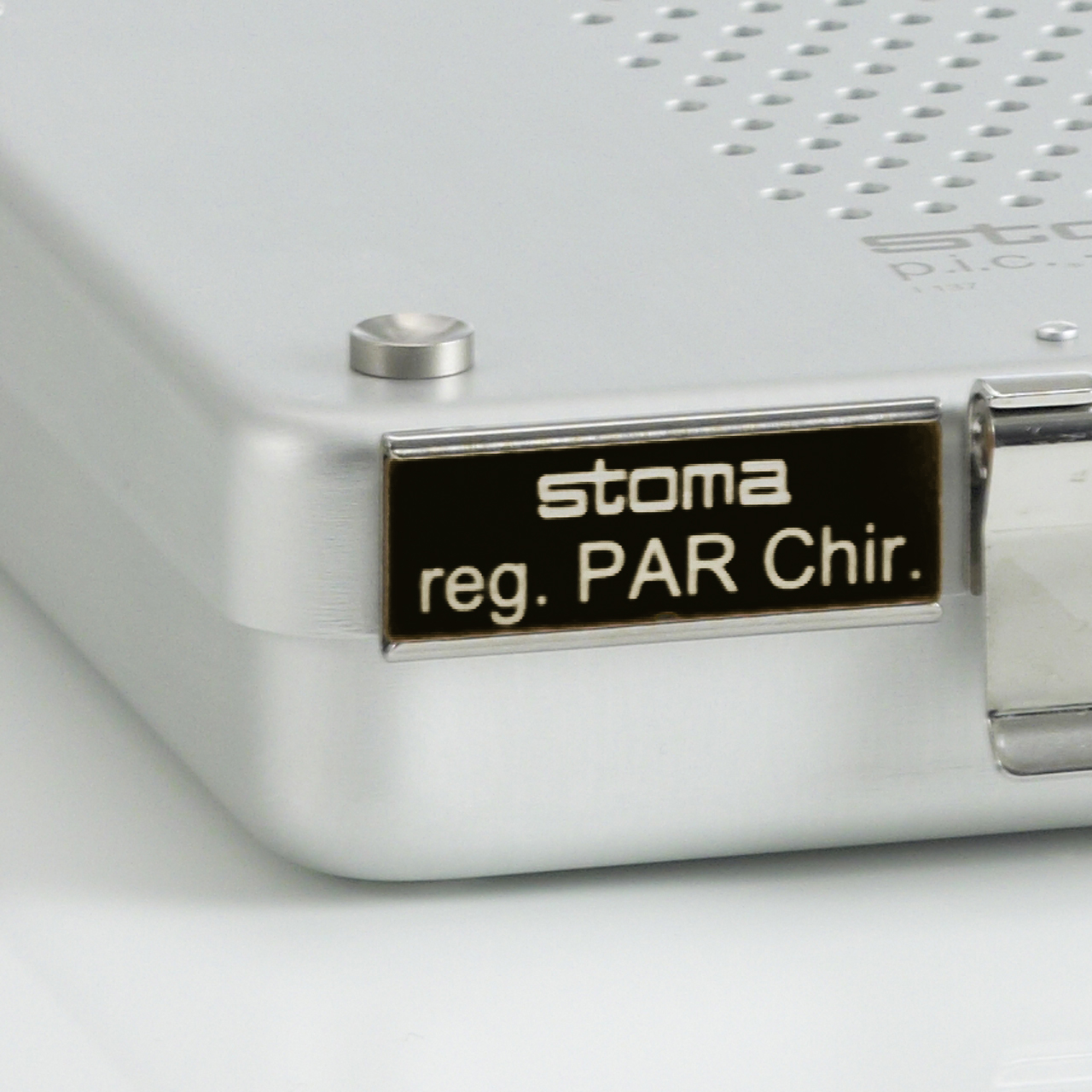 Identification label, without text, aluminium