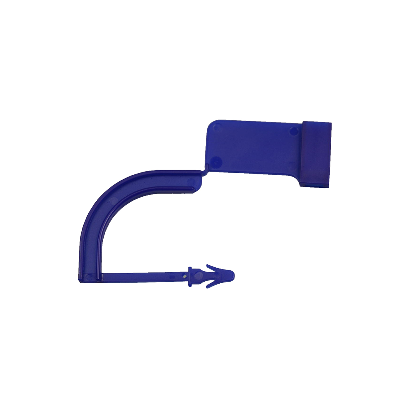 Safety sealing against unauthorized opening, plastic, blue, 100 pieces