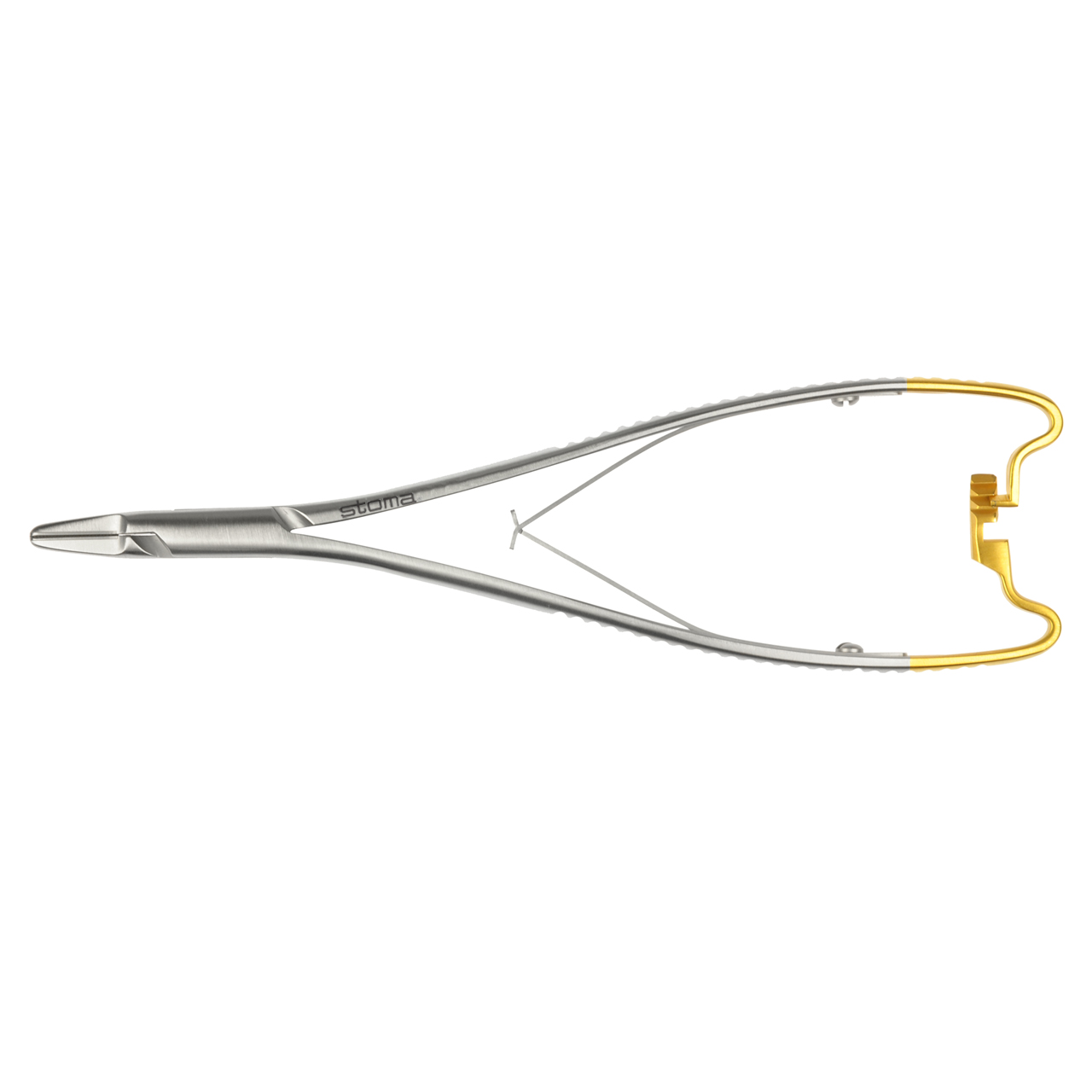 Needle holder, Stoma, TC, 17 cm, macro