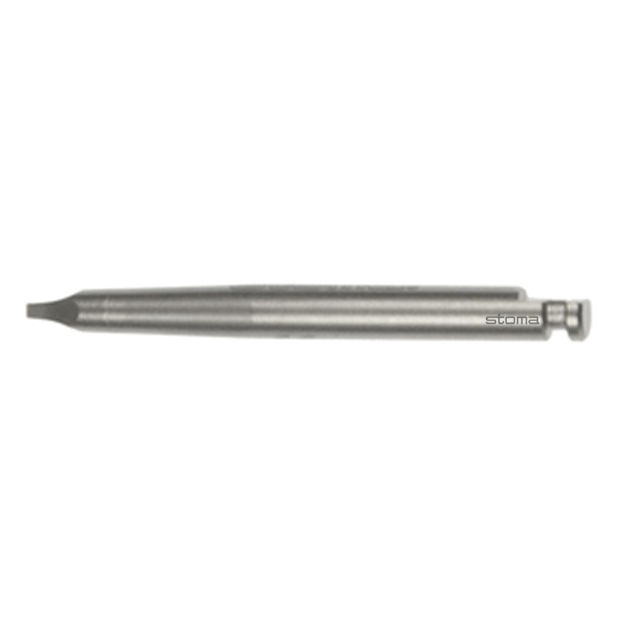 Contra-angle piece for screwdriver for inner square stoma® micro-screw