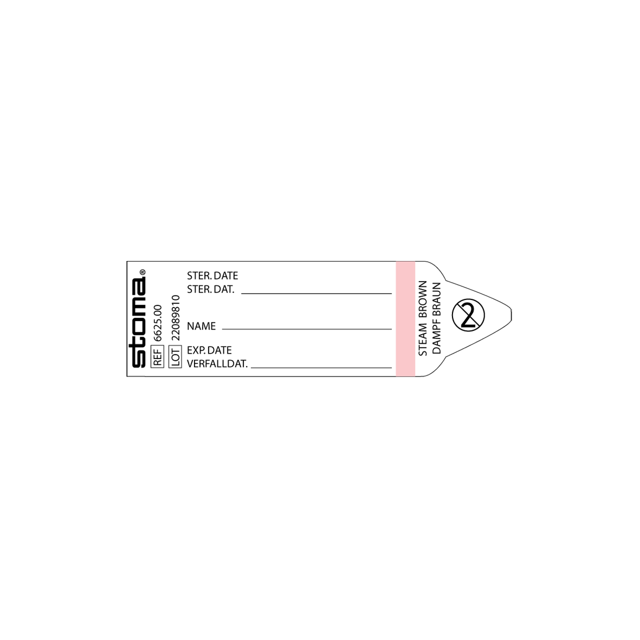 Log cards with indicator, for container, 100 pieces