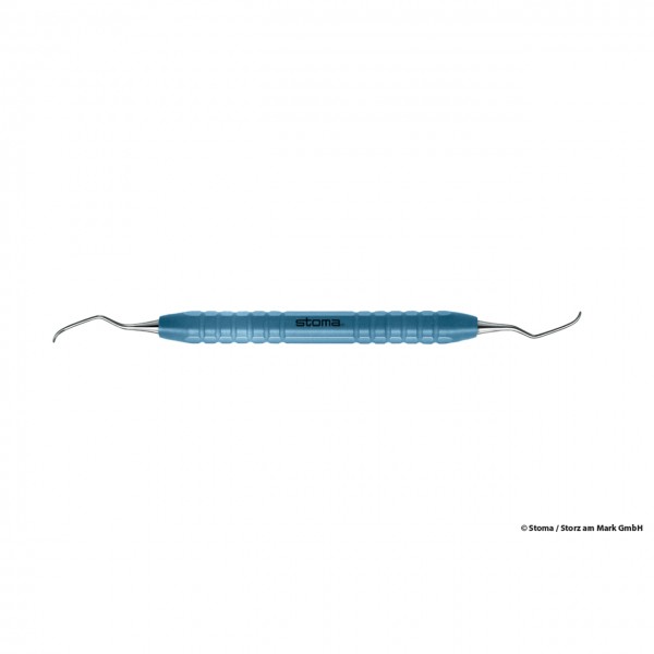 Curette, Columbia University CU 2R - 2L, color-stick® light blue