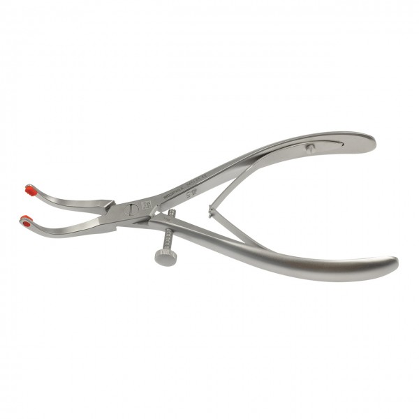 Crown removing forceps with exchangeable rubber jaws
